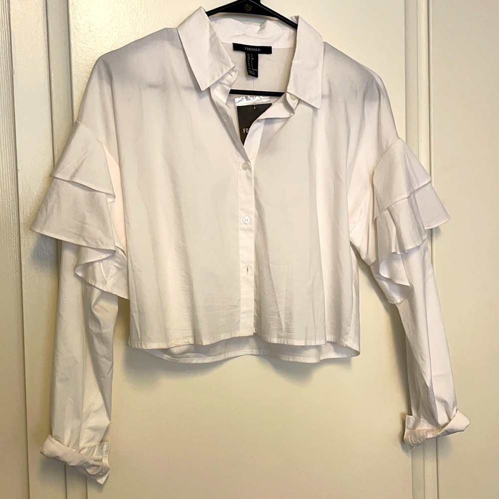 White collared shirt